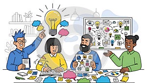 Brainstorming Team Creative Idea Generation, Problem Solving