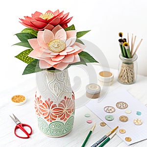 DIY craft illustration isolated on white background