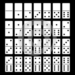 Illustration of domino set