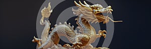 Illustration of dragon in the Asian style. 2024 Chinese new year. year of the dragon