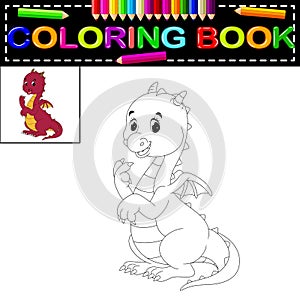 Dragon coloring book