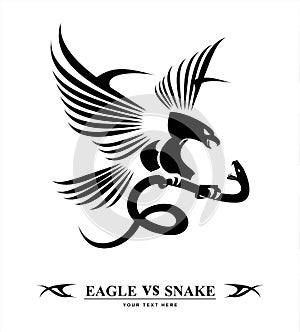 Eagle versus snake