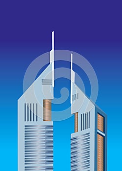 Illustration of Emirates tower