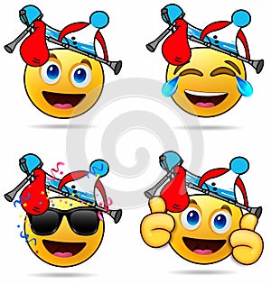 Illustration emoticon cartoon isolated regional spain, icon happy ok photo