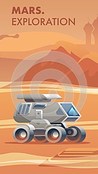 Illustration Exploration New Terrain Surface Mars