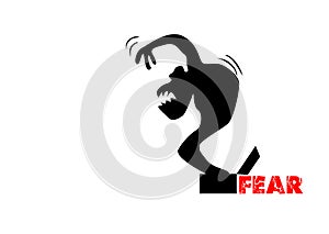 Illustration of fear