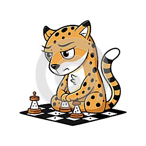 Cheetah Playing Chess in Congested Scene