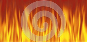 Illustration of fire flames background design, fire loop texture design, applicable for banner, flyer, poster, billboard, printing