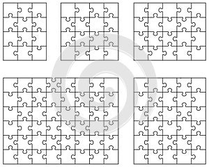 puzzles, separate pieces