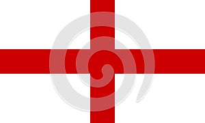 Illustration of the Flag of England