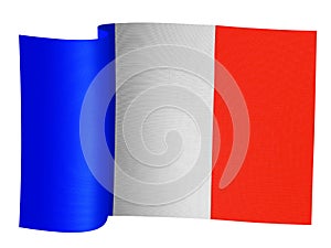 Illustration of French flag