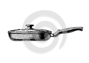 Illustration of Frying pan