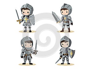 Illustration of Gallant Knight in Shining Armor