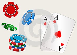 Illustration gambling