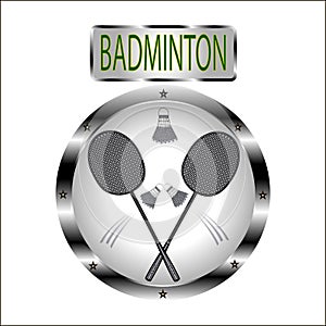 Illustration for game in badminton