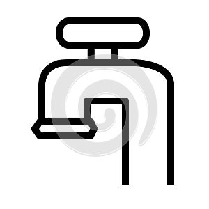 illustration of garden pipe faucet