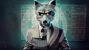 Artic Fox as Accountant Artwork photo
