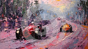 Mountainous Splendor PaletteKnife Art photo