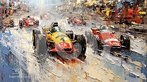 Mountainous Splendor PaletteKnife Art photo
