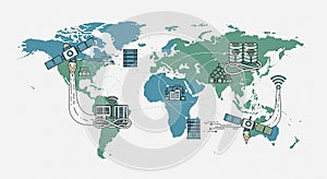 Global Data Transfer and Cloud Computing