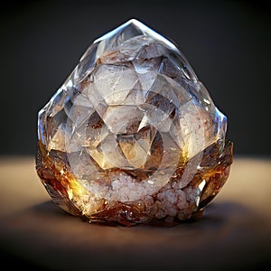 A illustration of a glooming star glas crystal