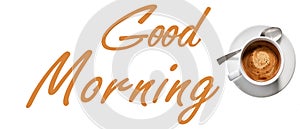 Illustration of a `Good Morning` photo