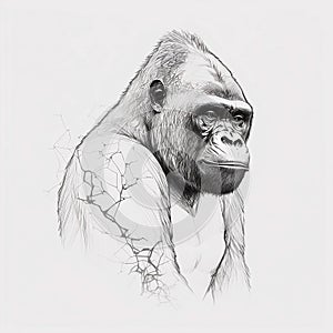 Illustration of a Gorilla