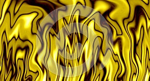 Illustration of gradient gold color burning fire flames for abstract background