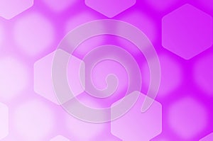 Illustration of Gradient Lilac Hexagon Pattern for Abstract Background