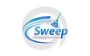 Illustration graphic vector of cleaning services concept logo design template