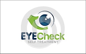 Illustration graphic vector of eyecare medical check up company or clinic logo design template