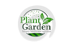 Illustration graphic vector of gardening and landscape services Suitable for nature or environment logo design template