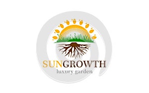 Illustration graphic vector of gardening and landscape services Suitable for nature or environment logo design template