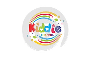 Illustration graphic vector of kiddie school elementary colour full vector logo design template