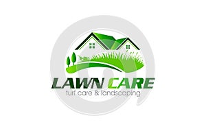 Illustration graphic vector of lawn care, landscape services, grass concept logo design template