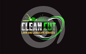 Illustration graphic vector of lawn care, landscape services, grass concept logo design template