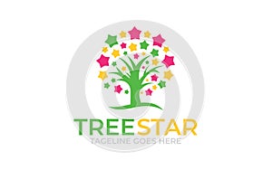 Illustration graphic vector of Leaf Tree growth logo design template