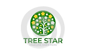 Illustration graphic vector of Leaf Tree growth logo design template