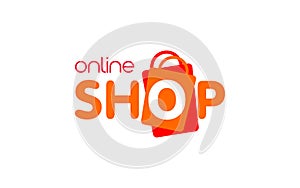Illustration graphic vector of modern online shopping store logo design template
