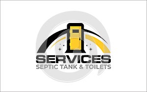 Illustration graphic vector of septic tank clean service logo design template