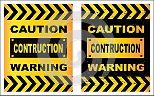 Illustration graphic vector of warning under contruction logo design template