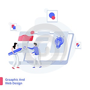 Illustration Graphic And Web Design