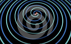 Illustration of Gravitational Waves photo