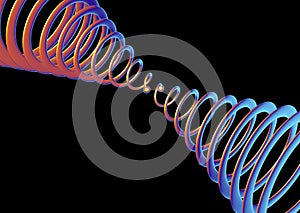 Illustration of Gravitational Waves