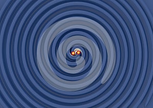 Illustration of Gravitational Waves