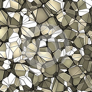 Illustration of a gray and white crystalline background.