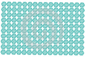 illustration of green seamless pattern ribbon background template