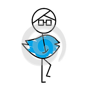 An illustration of a guy