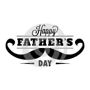 Happy Fathers Day illustration photo