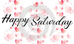 Illustration of `Happy Saturday`